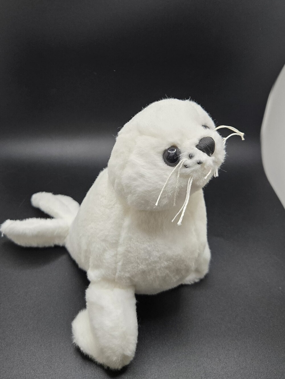 GANZ White Plush Seal Soft Toy